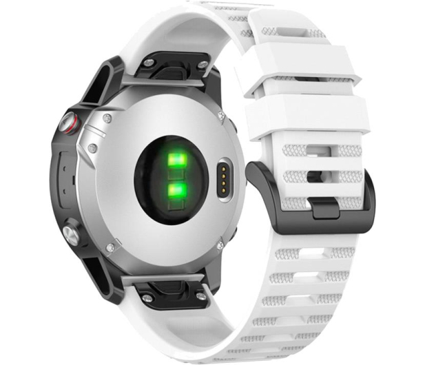 FIXED Silicone Strap do Garmin Fenix QuickFit white (22mm) FIXSST-QF22MM-WH - 1128316 - zdjęcie 2